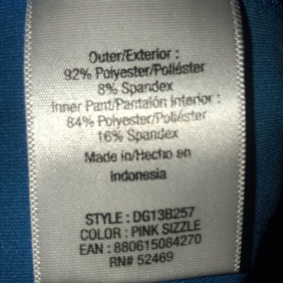 Danskin Athletic Shorts with inner blue pant 6-6x - Picture 5 of 6